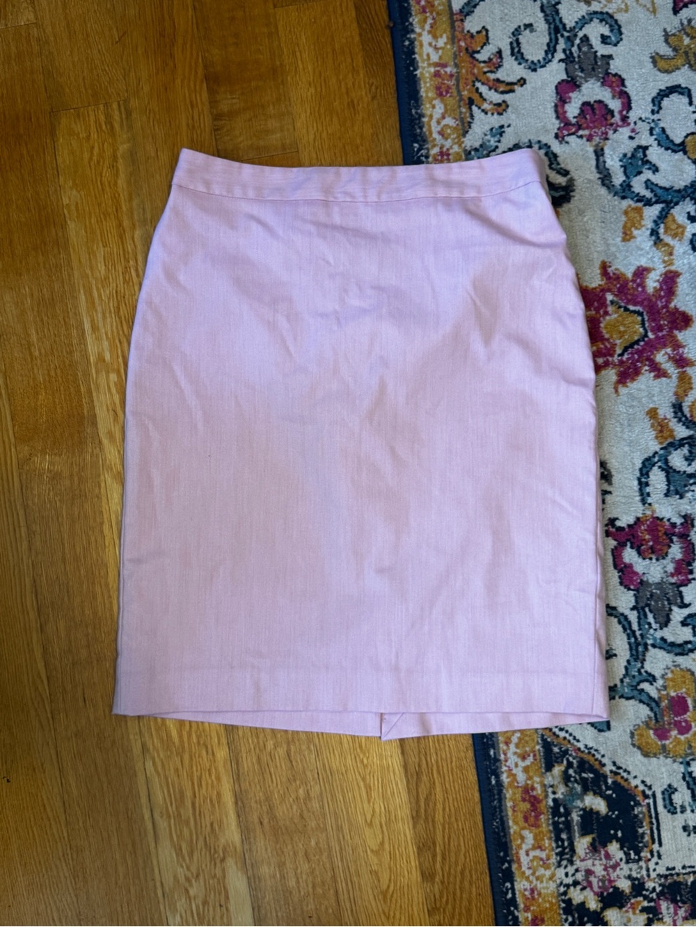 Banana republic baby pink lined skirt